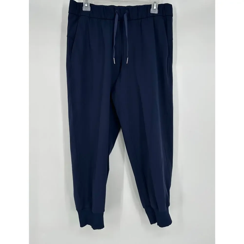 Lululemon On The Fly Crop Jogger True Navy